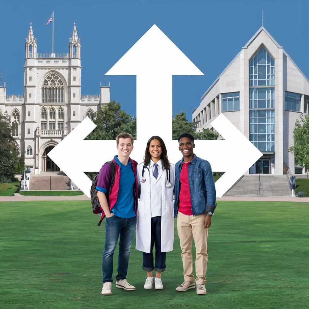University transfering students who study medicine in Europe or the Caribbean