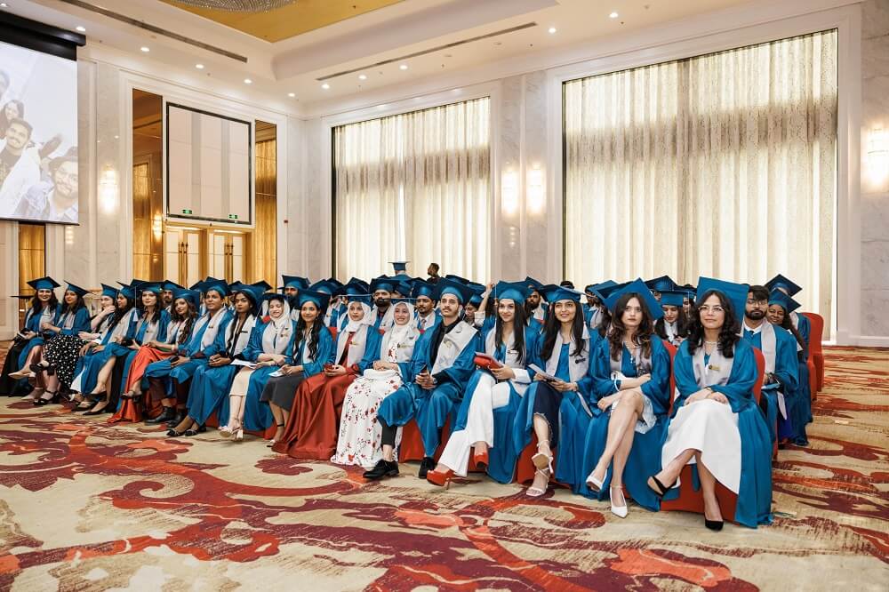Tbilisi Medical Academy in Georgia students during graduation